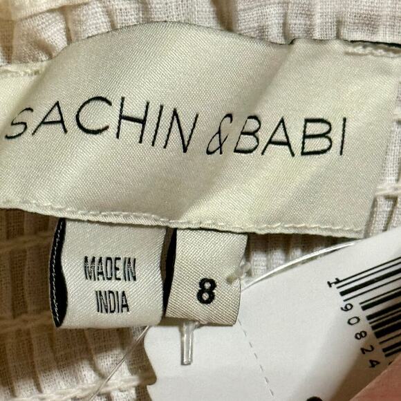 NWT Sachin & Babi Pippa Ivory Lace Tiered Maxi Dress Size 8 Ethereal Fairycore - Picture 7 of 15